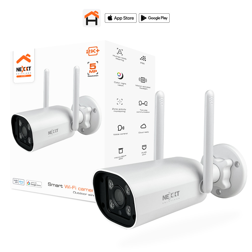 Cámara inteligente motorizada Wi-Fi® para exteriores - NHC-OF10
