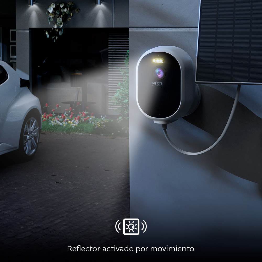 Cámara con panel solar Wi-Fi®, para Interiores y Exteriores - NHC
