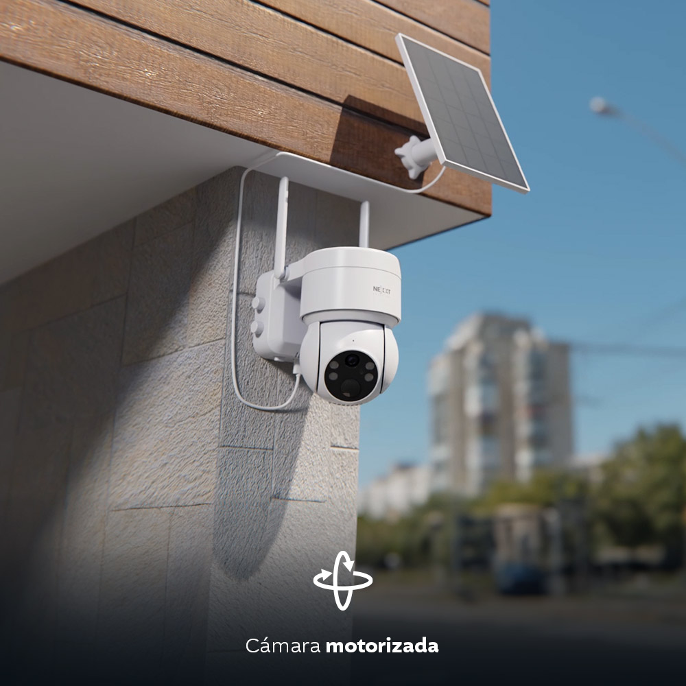 Cámara PTZ con panel solar Wi-Fi® para exteriores - NHC-OP20S