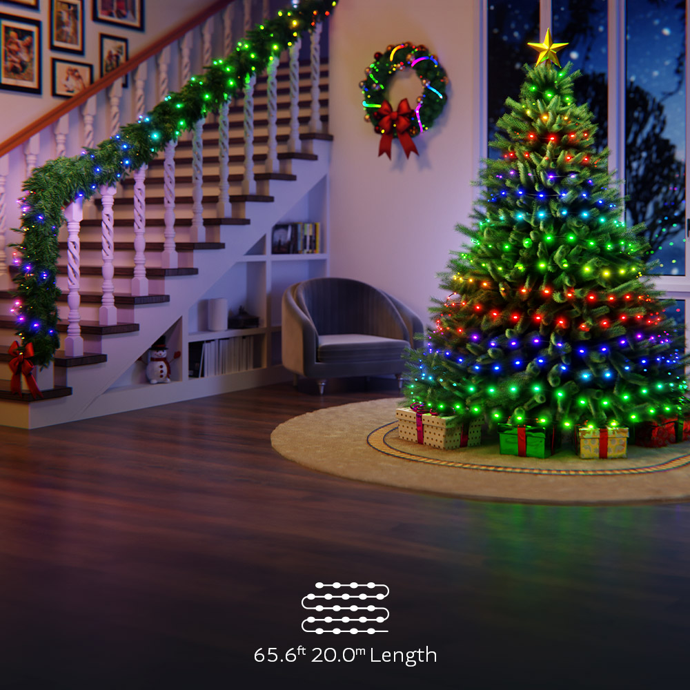 Smart Wi-Fi® Christmas String Lights - NHB-XL20 | Nexxt Home