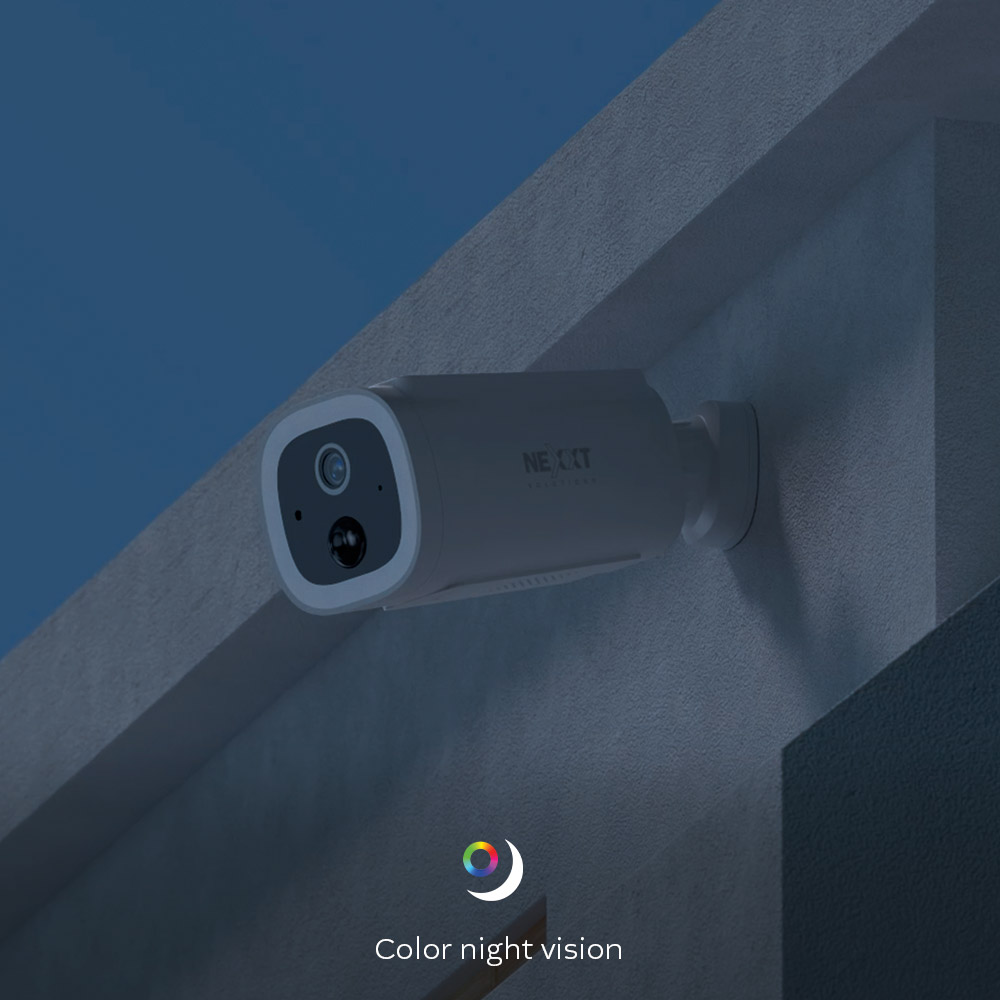 Smart Wi-Fi® camera with built-in solar panel - NHC-OF30S | Nexxt Home