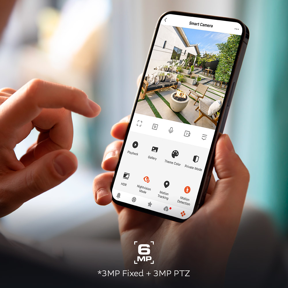 Smart Outdoor Dual Lens PTZ Wi-Fi® camera - NHC-OP30DL | Nexxt Home