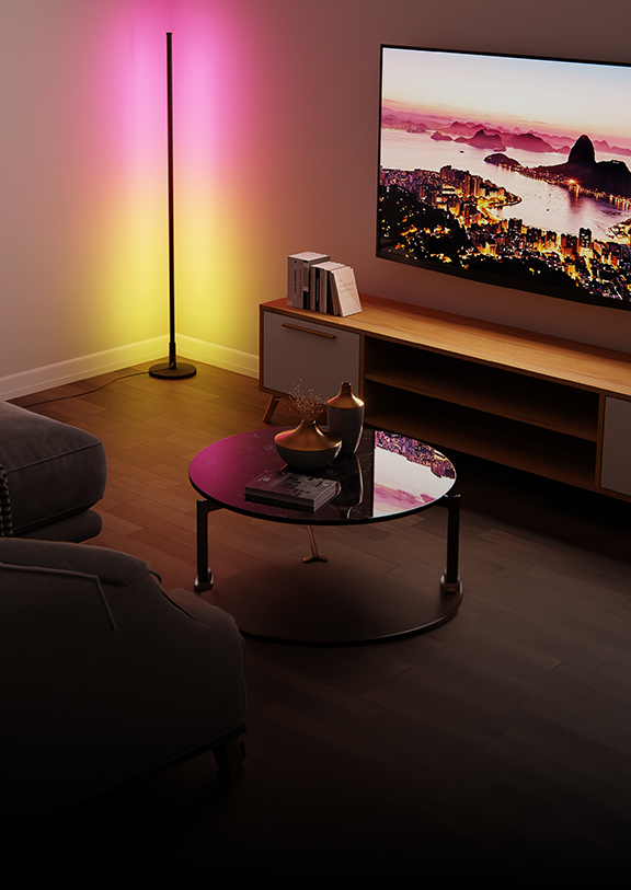 Smart Wi-Fi® LED floor lamp - NHB-S716 | Nexxt Home