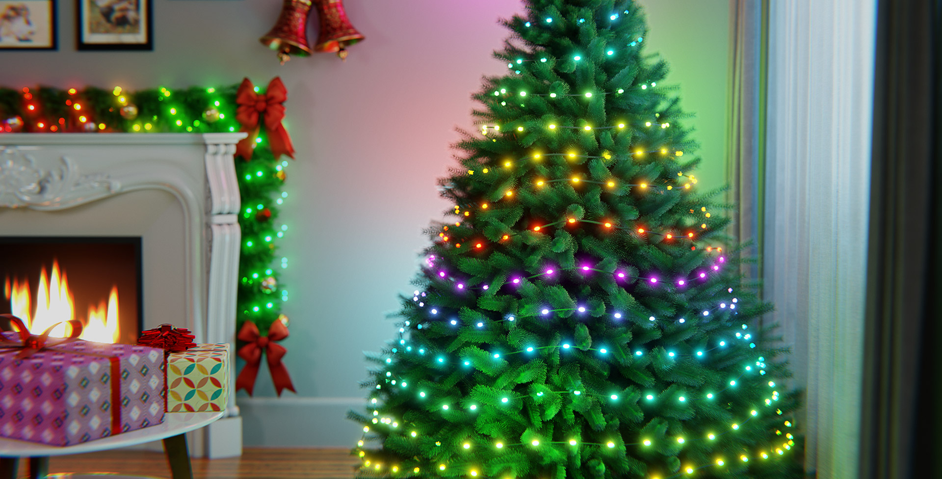 Smart Wi-Fi® Christmas String Lights - NHB-XL20 | Nexxt Home