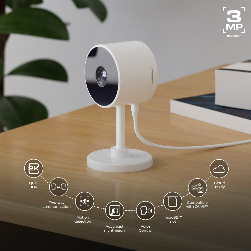 Smart Wi-Fi® camera Indoor fixed - NHC-IF10 | Nexxt Home
