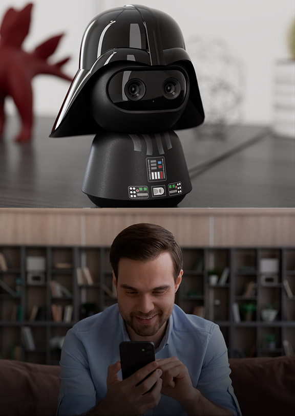 Smart Wi-Fi® Camera Darth Vader™ Indoor – PTZ - NHC-IP16 DV