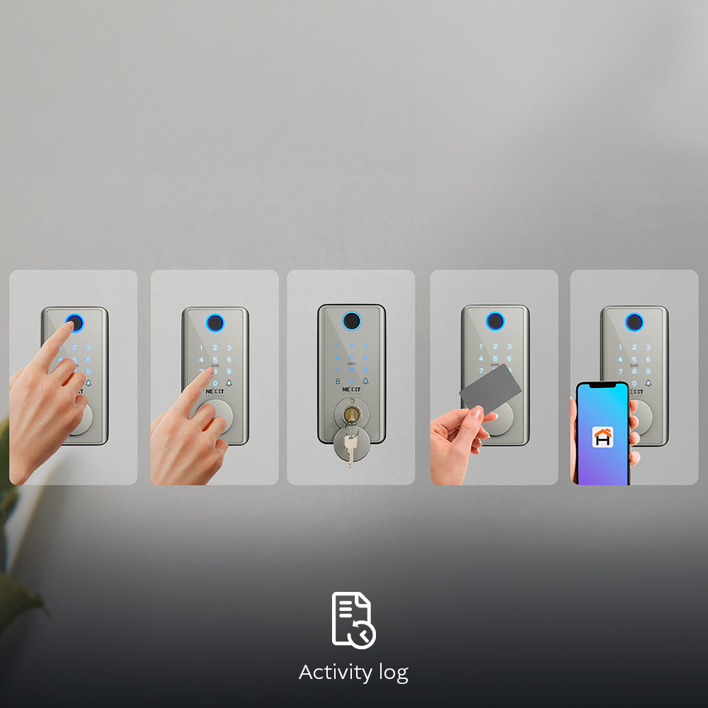 Smart Wi-Fi® door lock - NHS-D150 | Nexxt Home
