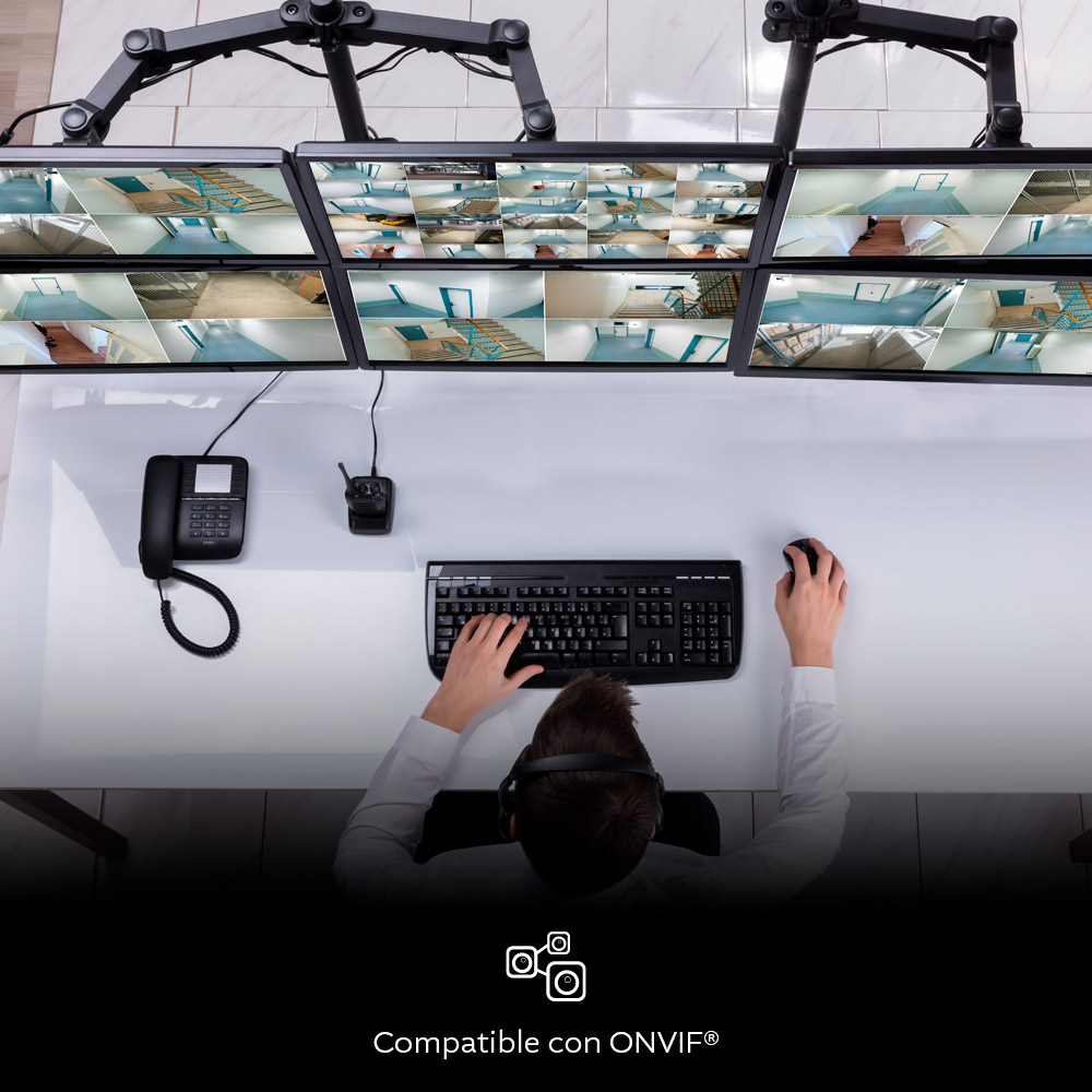 Cámara inteligente Wi-Fi® PTZ con cable para exteriores - NHC-OP10