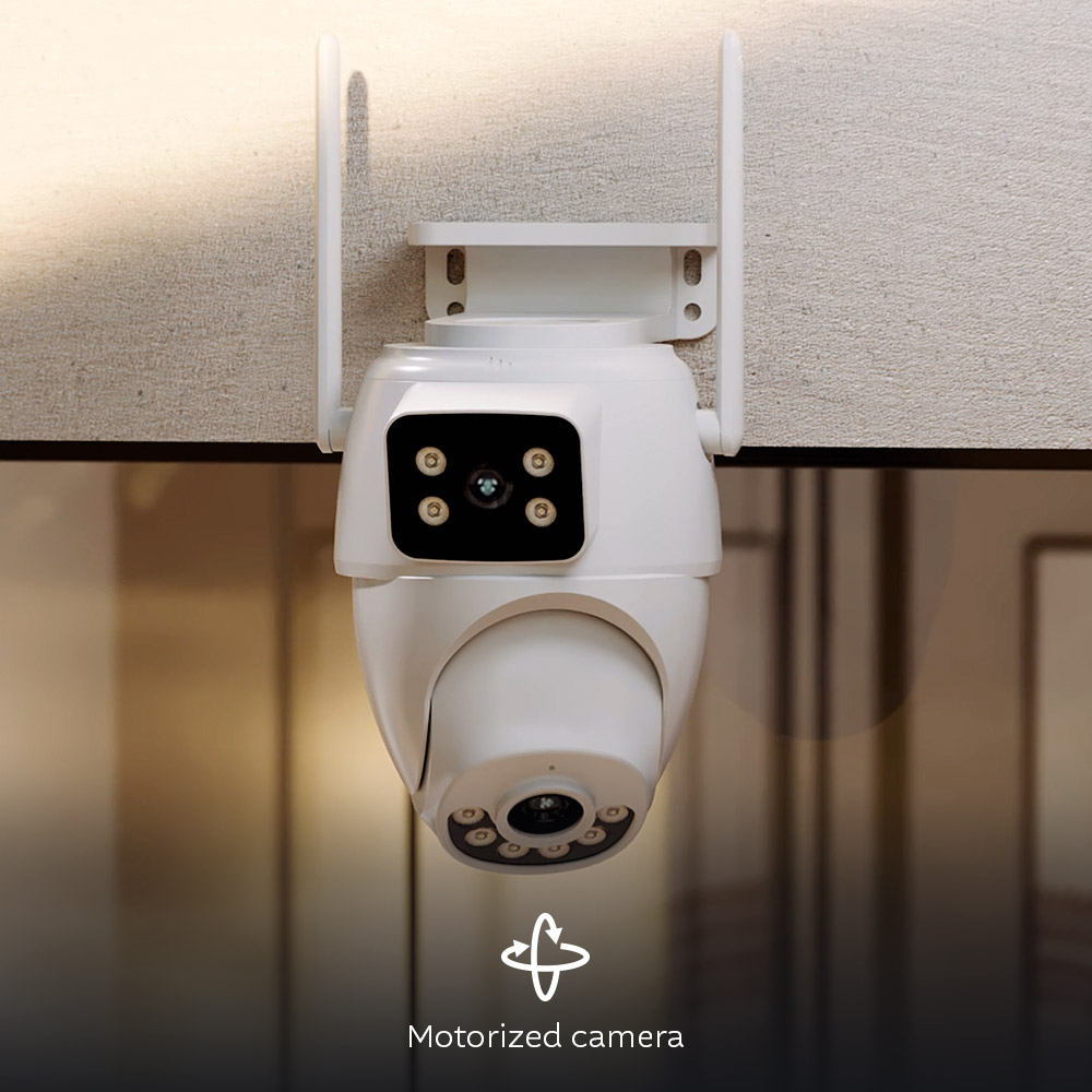 Smart Outdoor Dual Lens PTZ Wi-Fi® camera - NHC-OP30DL | Nexxt Home