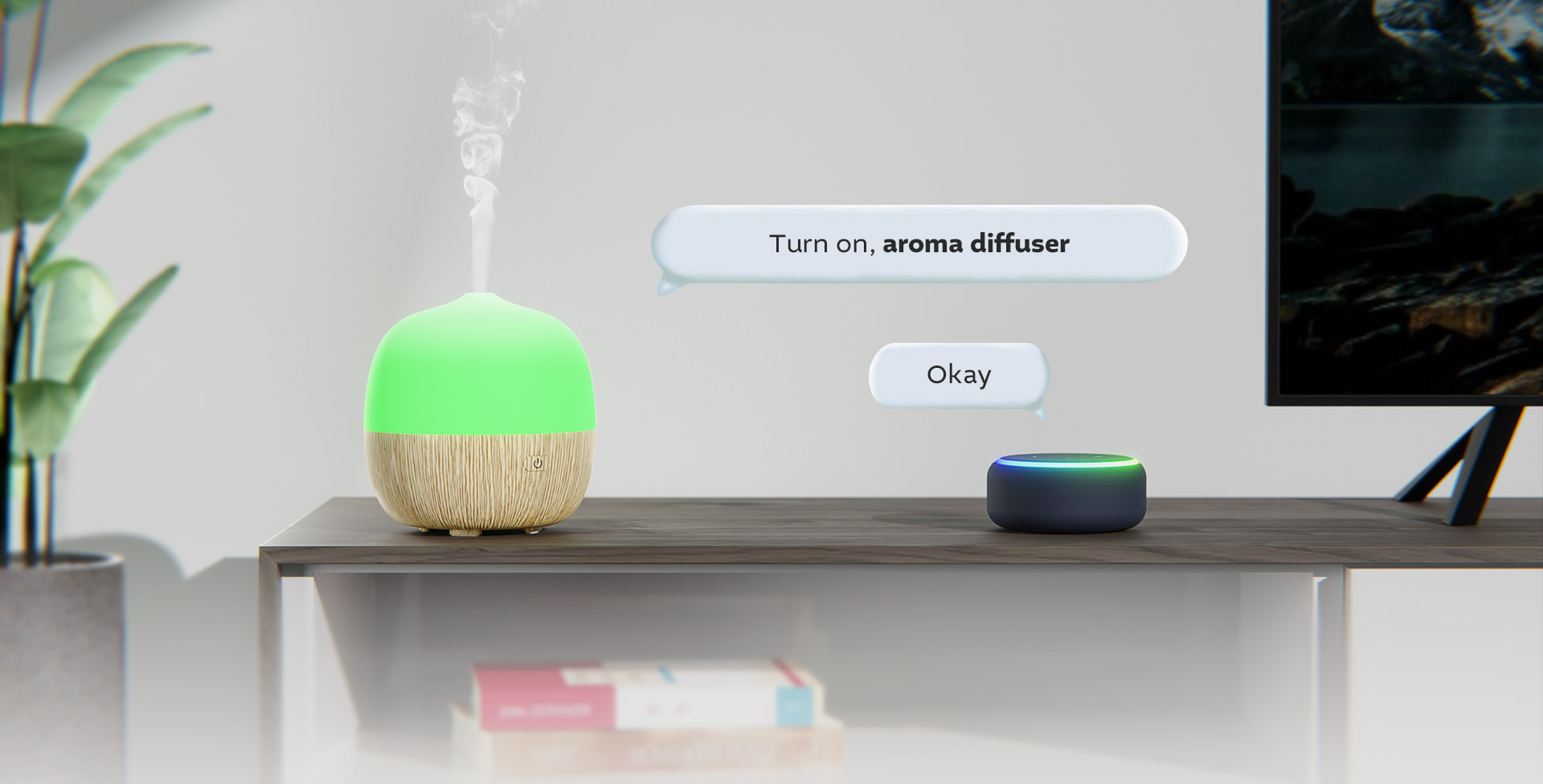 Difusor de aroma inteligente con conexión Wi-fi® - NHA-A300 | Nexxt Home