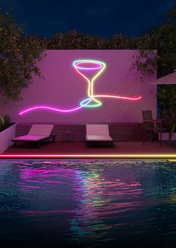 Smart Wi-Fi® neon light strip LED RGBIC - NHB-S618 | Nexxt Home