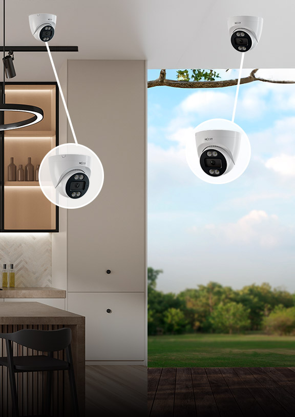 Cámara Turret Wi-Fi® inteligente, cableada para interiores - NHC
